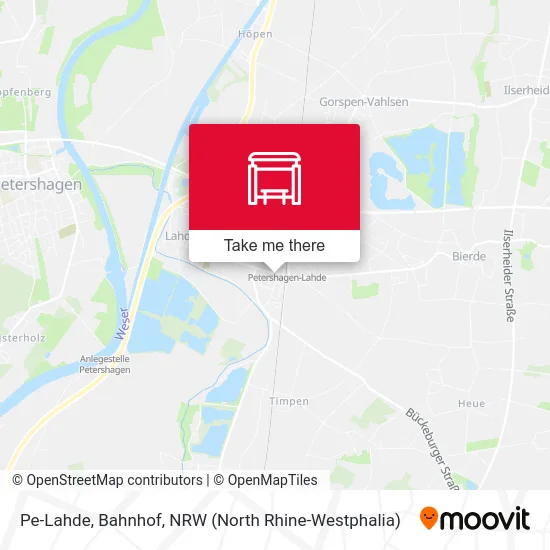 Pe-Lahde, Bahnhof map