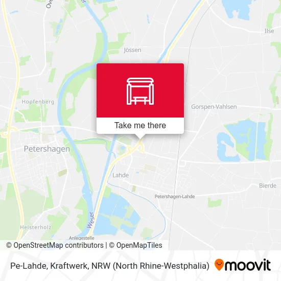 Pe-Lahde, Kraftwerk map