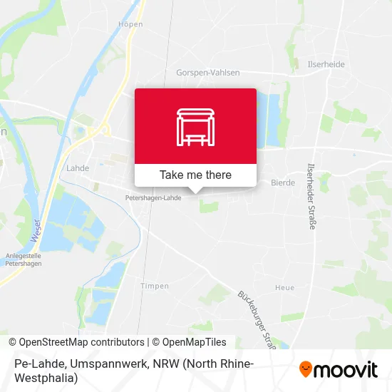 Pe-Lahde, Umspannwerk map