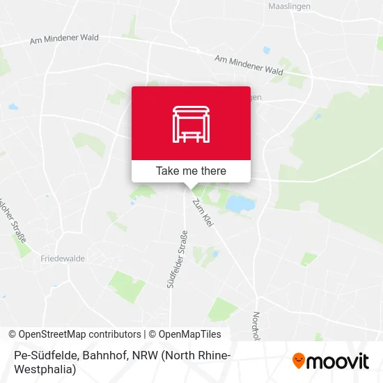 Pe-Südfelde, Bahnhof map