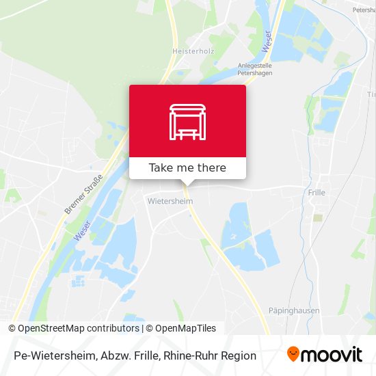Pe-Wietersheim, Abzw. Frille map