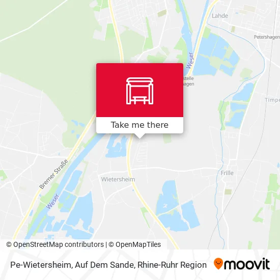 Карта Pe-Wietersheim, Auf Dem Sande