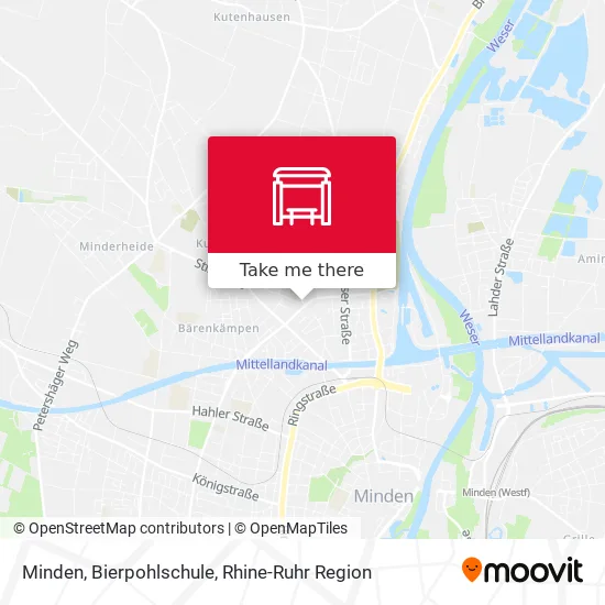 Карта Minden, Bierpohlschule