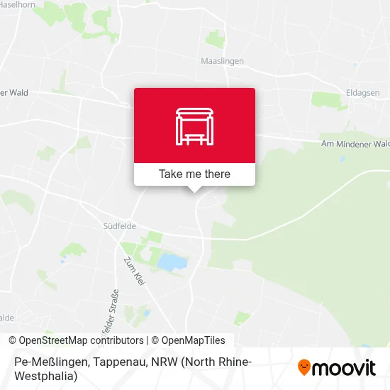 Pe-Meßlingen, Tappenau map
