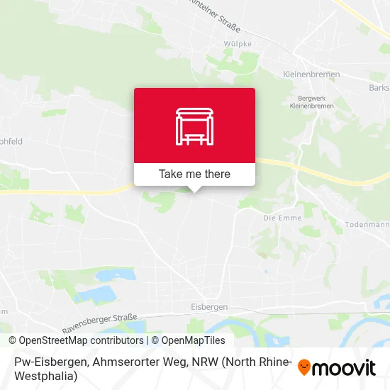 Pw-Eisbergen, Ahmserorter Weg map
