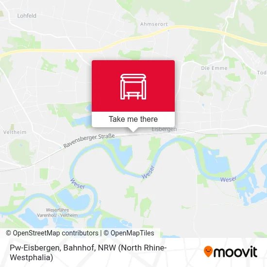 Pw-Eisbergen, Bahnhof map