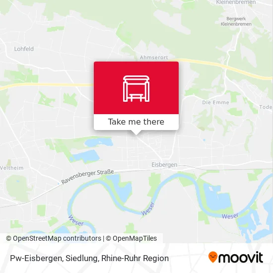 Карта Pw-Eisbergen, Siedlung