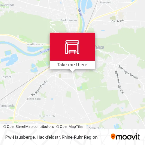 Карта Pw-Hausberge, Hackfeldstr