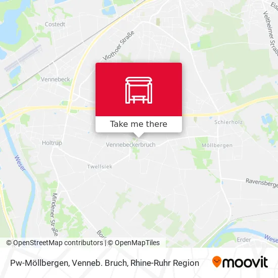 Карта Pw-Möllbergen, Venneb. Bruch