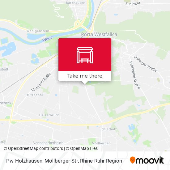 Pw-Holzhausen, Möllberger Str map