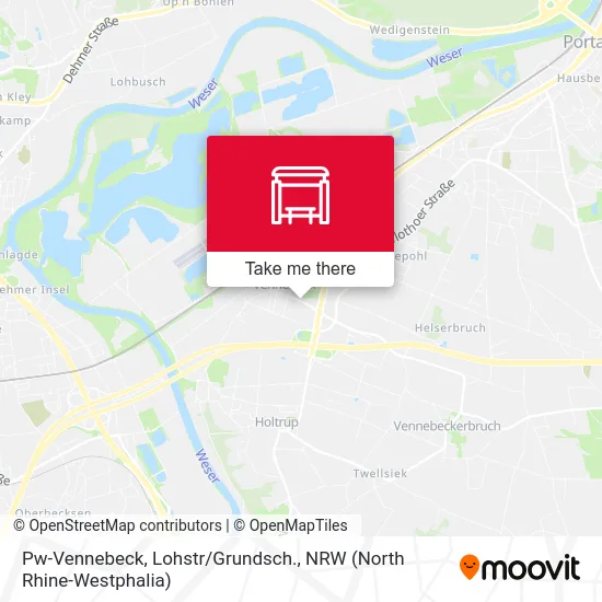 Pw-Vennebeck, Lohstr/Grundsch. map