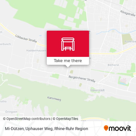 Карта Mi-Dützen, Uphauser Weg