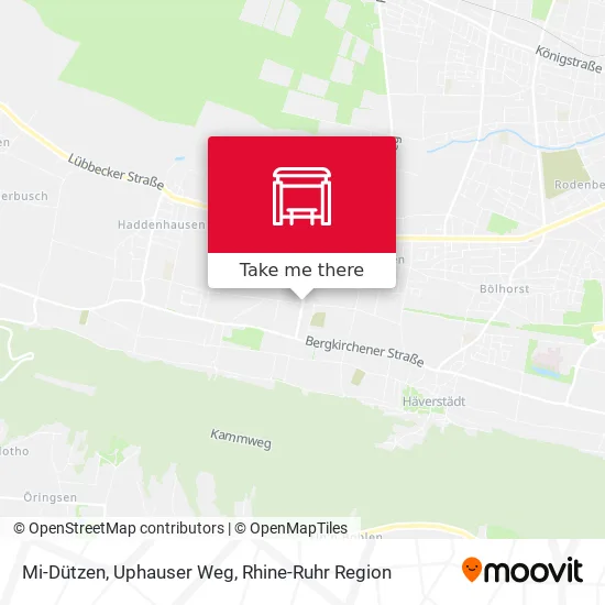 Карта Mi-Dützen, Uphauser Weg