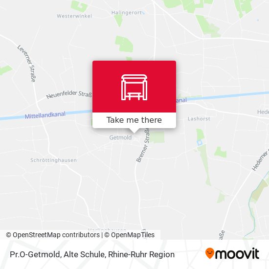Pr.O-Getmold, Alte Schule map