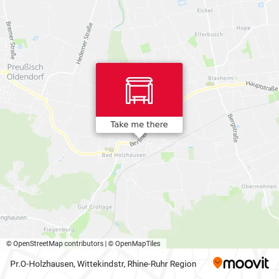 Карта Pr.O-Holzhausen, Wittekindstr