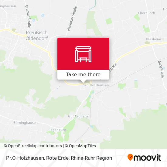 Карта Pr.O-Holzhausen, Rote Erde