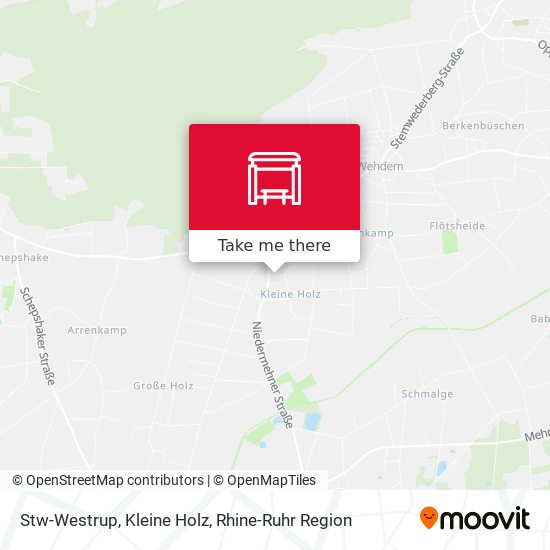 Stw-Westrup, Kleine Holz map