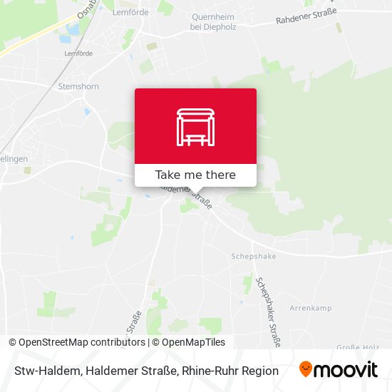 Stw-Haldem, Haldemer Straße map