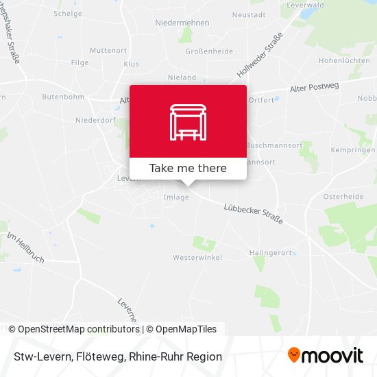 Stw-Levern, Flöteweg map