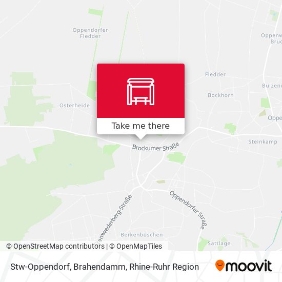 Stw-Oppendorf, Brahendamm map