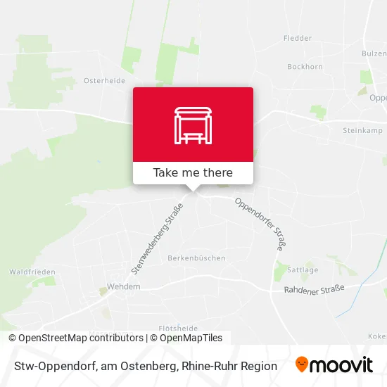 Карта Stw-Oppendorf, am Ostenberg