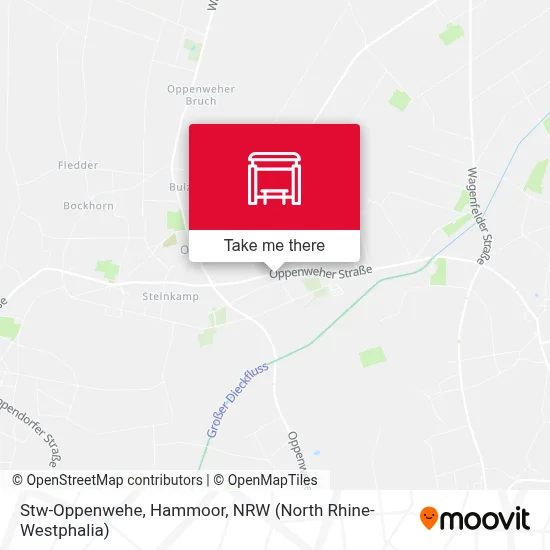 Stw-Oppenwehe, Hammoor map