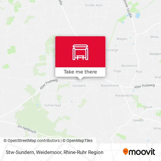 Карта Stw-Sundern, Weidemoor