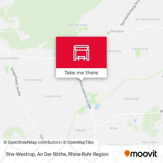 Карта Stw-Westrup, An Der Röthe