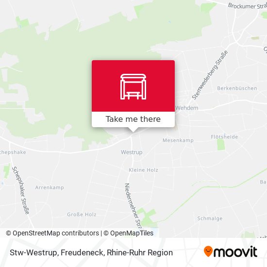 Stw-Westrup, Freudeneck map
