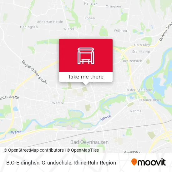 Карта B.O-Eidinghsn, Grundschule