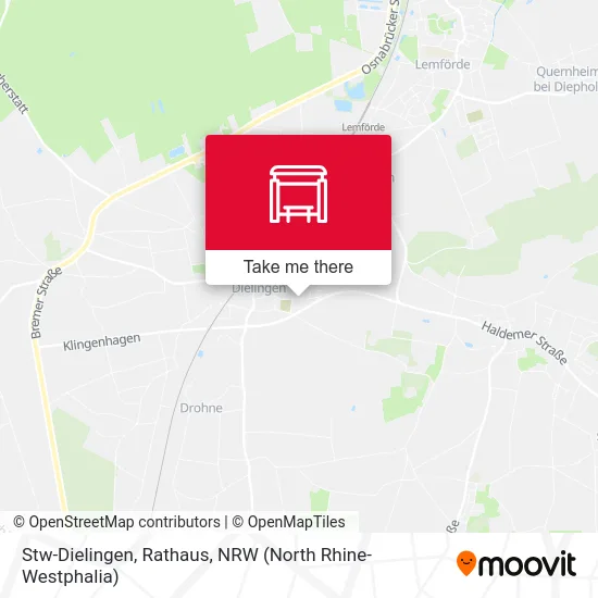 Stw-Dielingen, Rathaus map