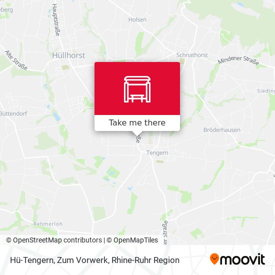 Hü-Tengern, Zum Vorwerk map