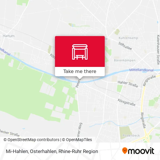 Карта Mi-Hahlen, Osterhahlen