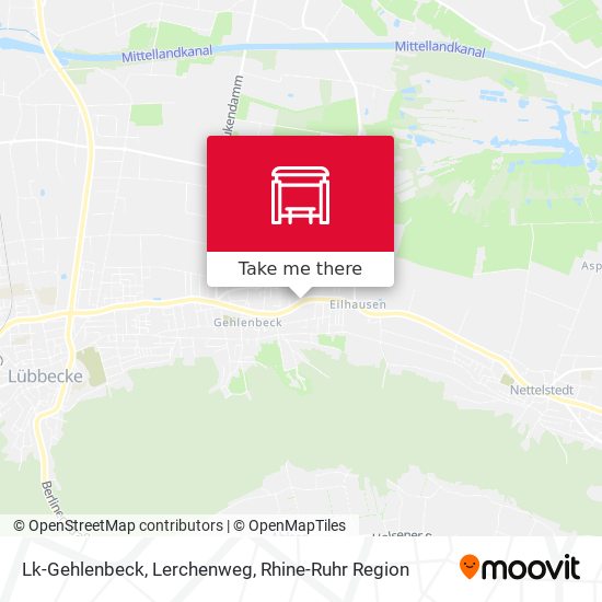 Lk-Gehlenbeck, Lerchenweg map