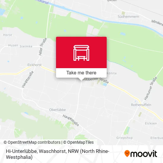 Карта Hi-Unterlübbe, Waschhorst