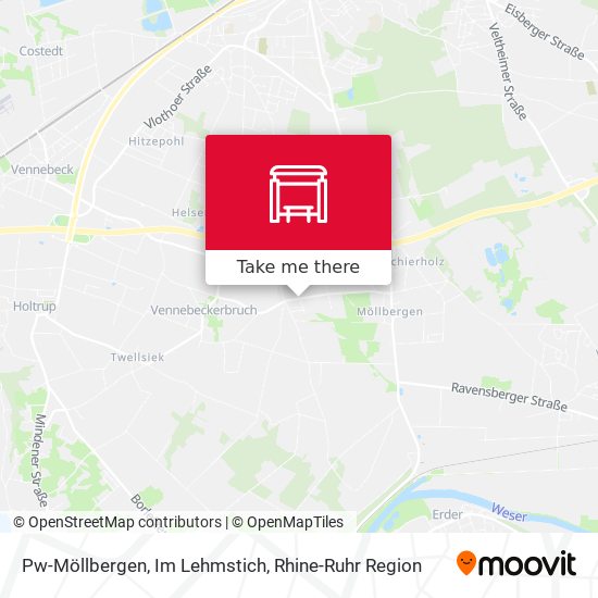 Карта Pw-Möllbergen, Im Lehmstich