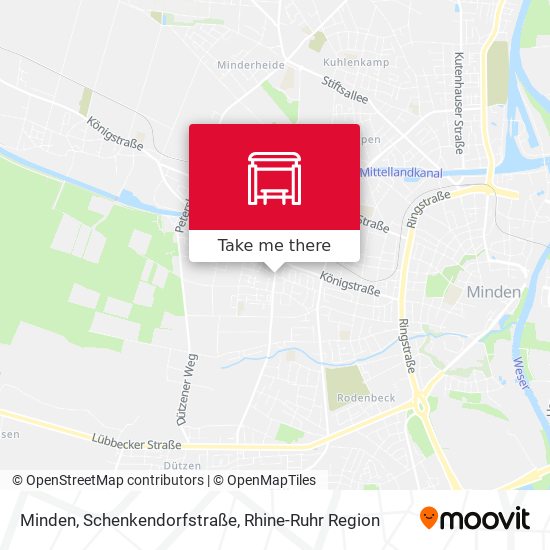 Minden, Schenkendorfstraße map