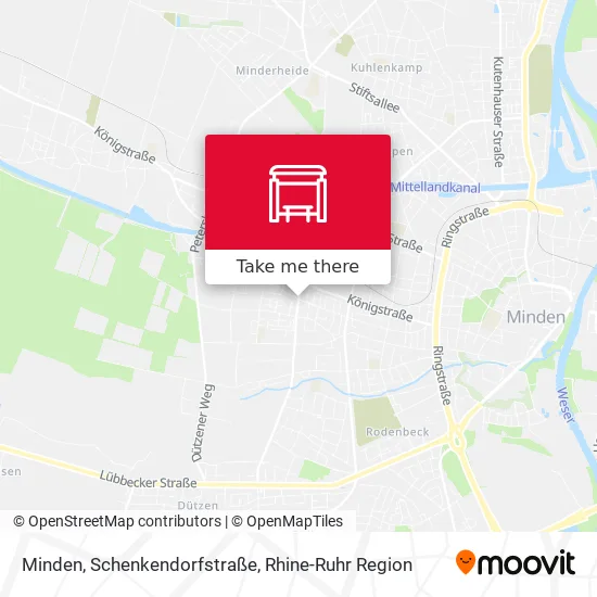 Карта Minden, Schenkendorfstraße