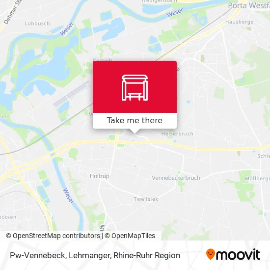 Карта Pw-Vennebeck, Lehmanger