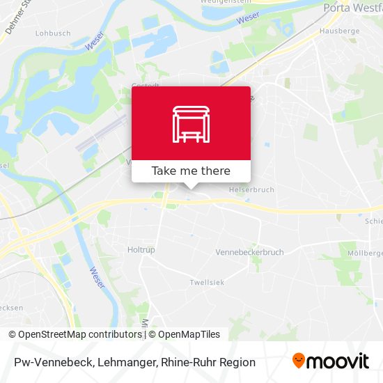 Pw-Vennebeck, Lehmanger map