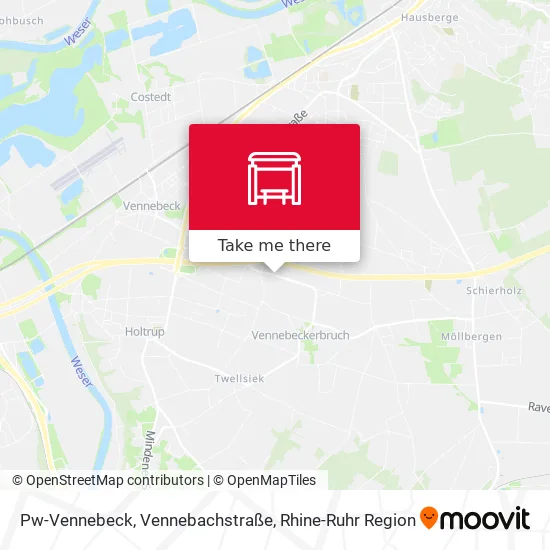 Карта Pw-Vennebeck, Vennebachstraße