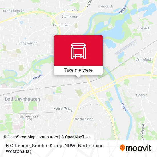 B.O-Rehme, Krachts Kamp map