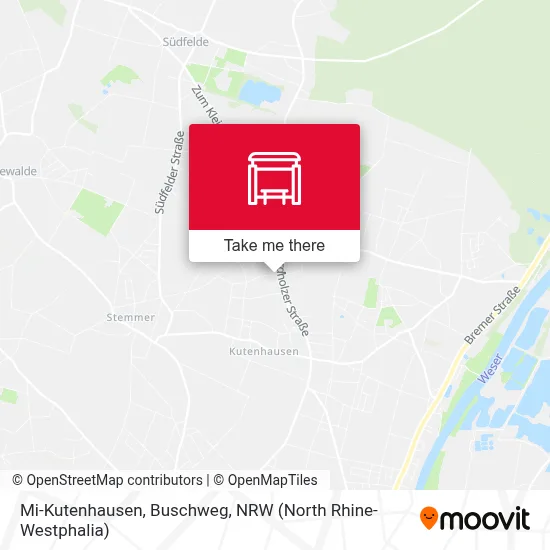 Mi-Kutenhausen, Buschweg map