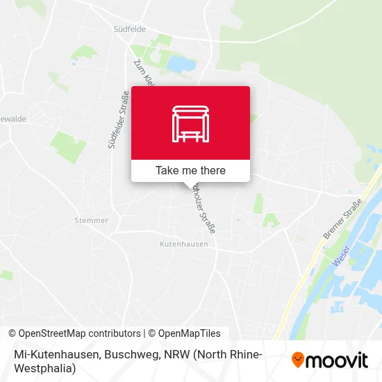 Mi-Kutenhausen, Buschweg map
