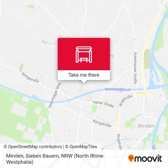 Minden, Sieben Bauern map