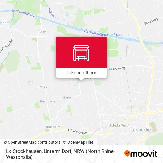 Карта Lk-Stockhausen, Unterm Dorf