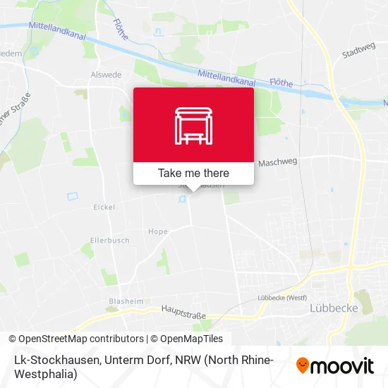 Карта Lk-Stockhausen, Unterm Dorf