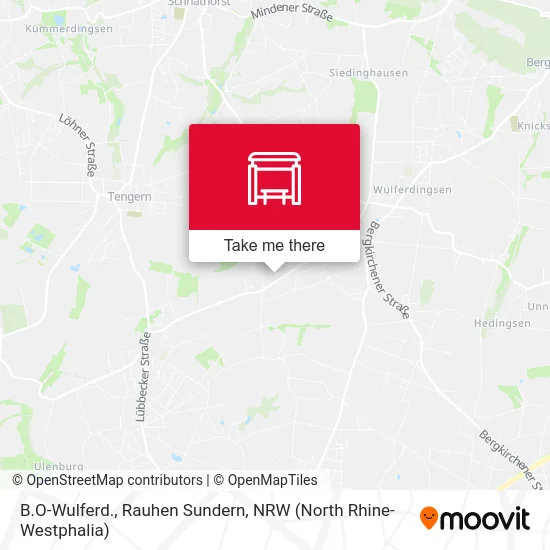 B.O-Wulferd., Rauhen Sundern map