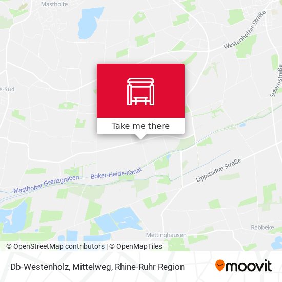 Db-Westenholz, Mittelweg map
