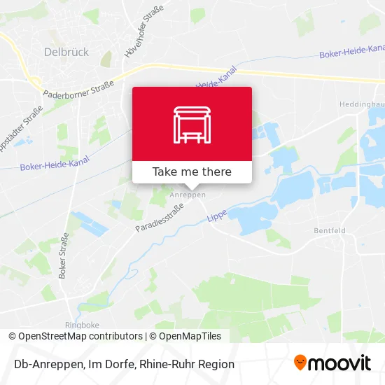 Db-Anreppen, Im Dorfe map